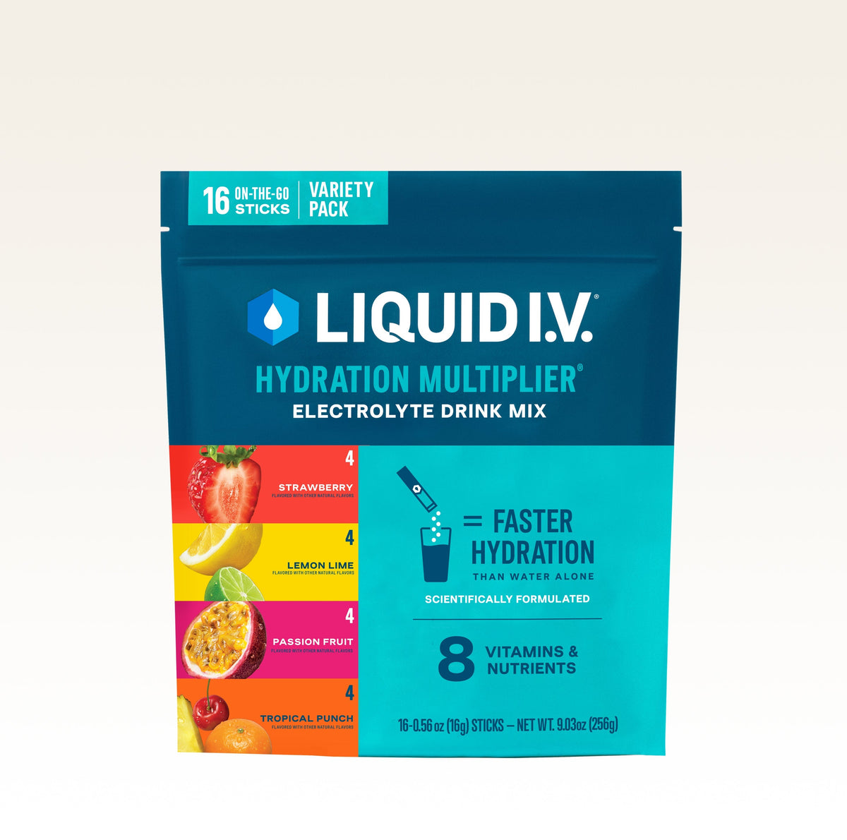 Image of a Liquid I.V.® pouch. 