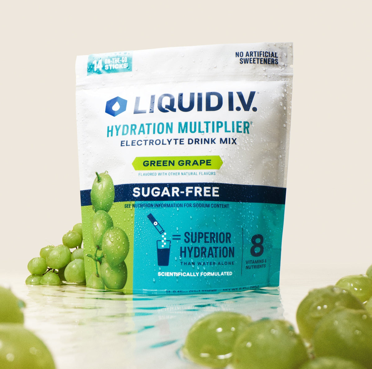 Green Grape Hydration Multiplier® Sugar-Free Hydration Options for Changing Schedules