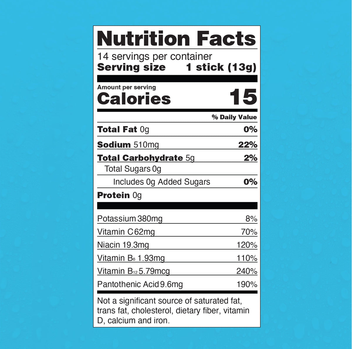 Zero Sugar Splash Pack Hydration on the Go