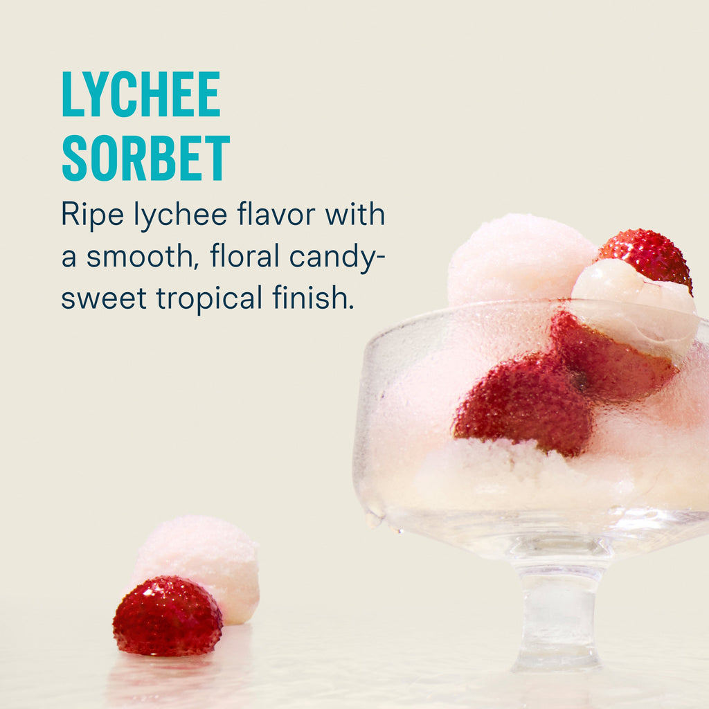 Lychee Sorbet Hydration Multiplier® Sugar-Free Make Time for a Water Break