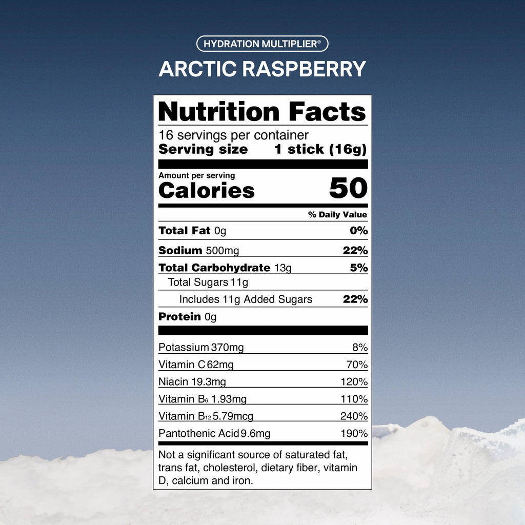 Arctic Raspberry Hydration Multiplier® Personal Hydration Choices