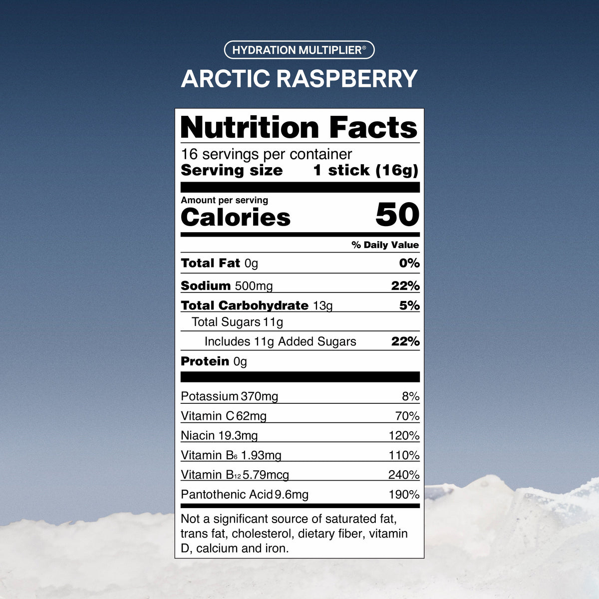 Arctic Raspberry Hydration Multiplier® Personal Hydration Choices