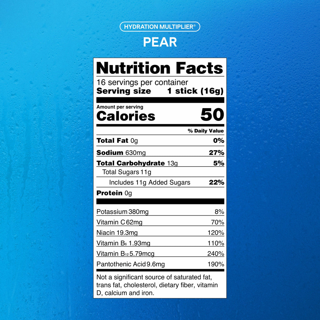Pear Hydration Multiplier® Electrolytes Made Simple
