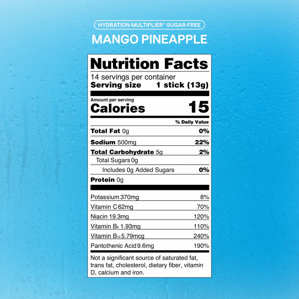 Mango Pineapple Hydration Multiplier® Sugar-Free A Simple Hydration Addition