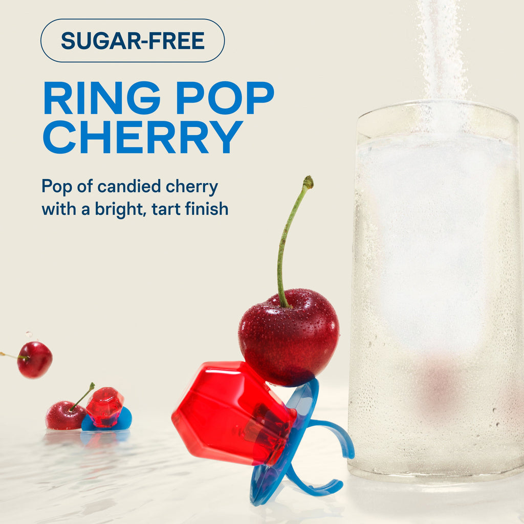 Ring Pop® Cherry Hydration Multiplier® Sugar-Free Water With Your Routine in Mind