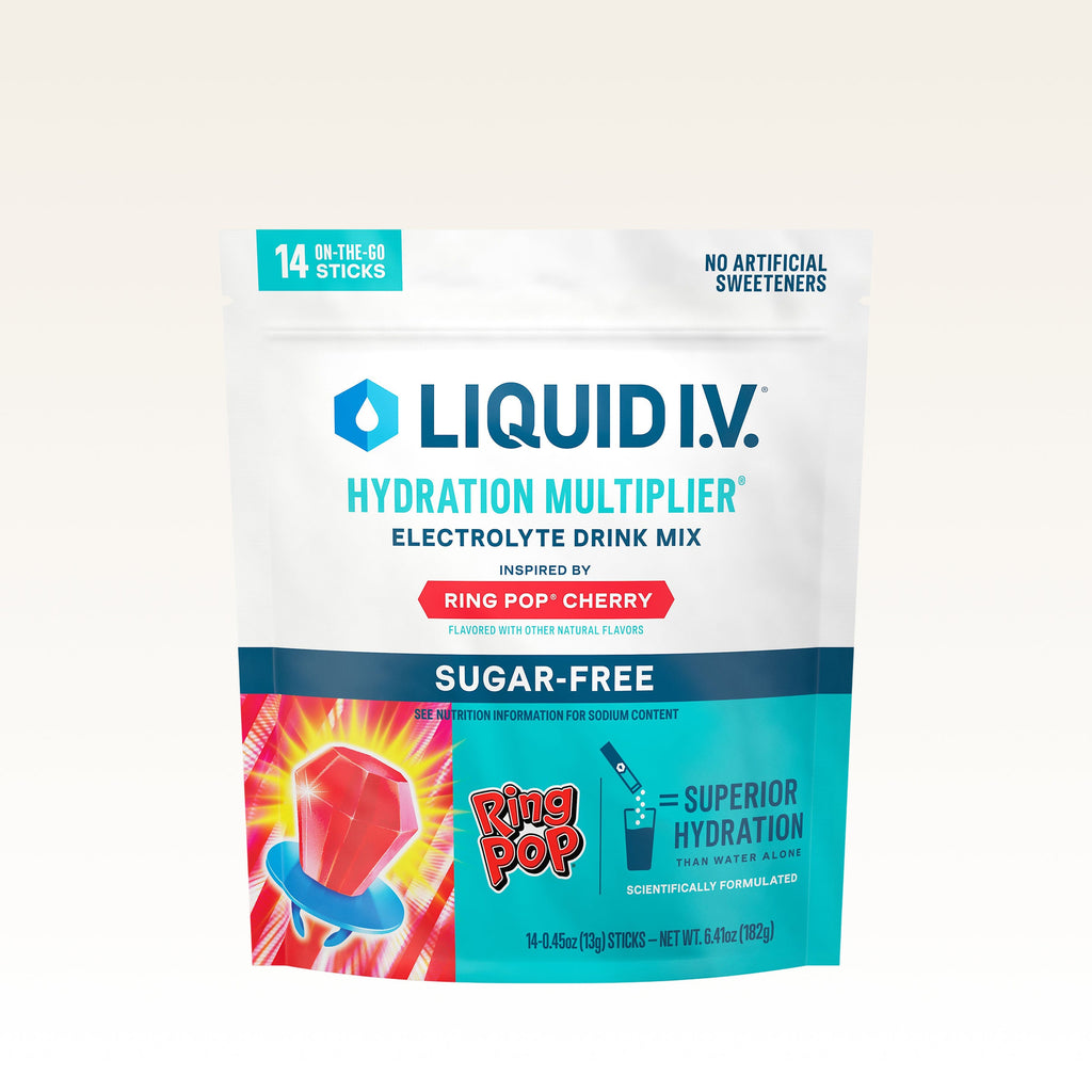 Ring Pop® Cherry Hydration Multiplier® Sugar-Free Water With Your Routine in Mind