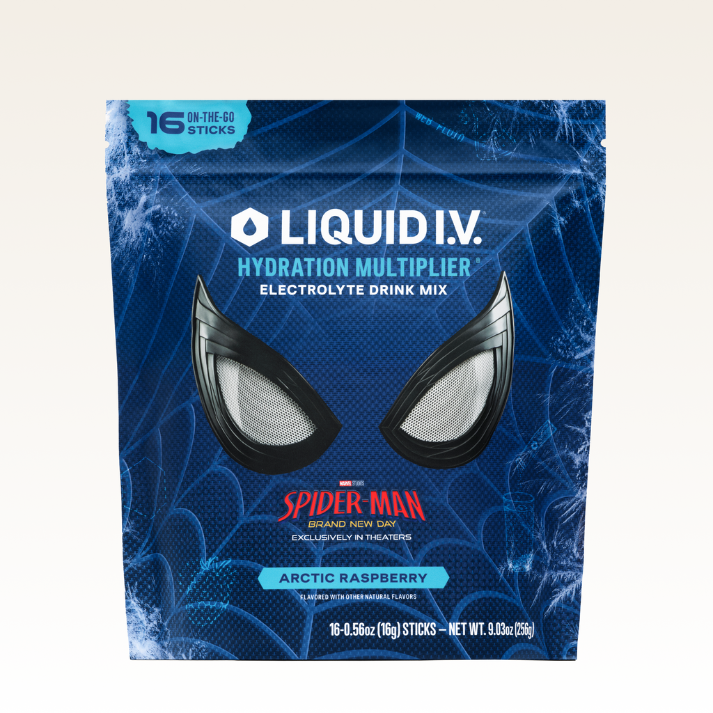 Limited Edition Spider-Man Arctic Raspberry Hydration Multiplier® Your Hydration Edit for Weekends