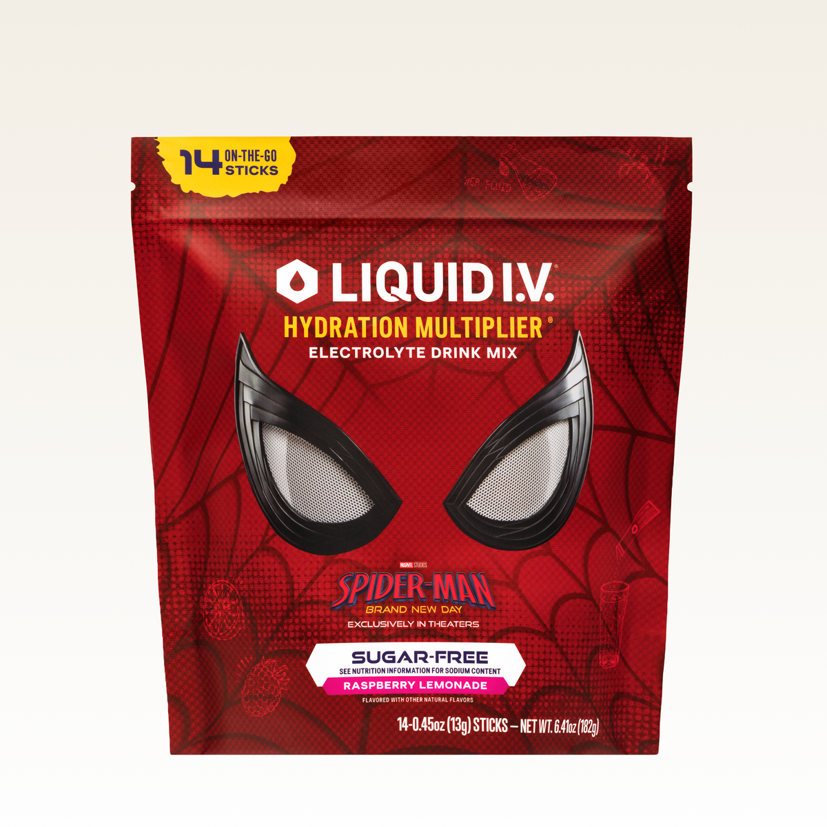 Limited Edition Spider-Man Raspberry Lemonade Hydration Multiplier® Sugar-Free Simple Electrolyte Choices