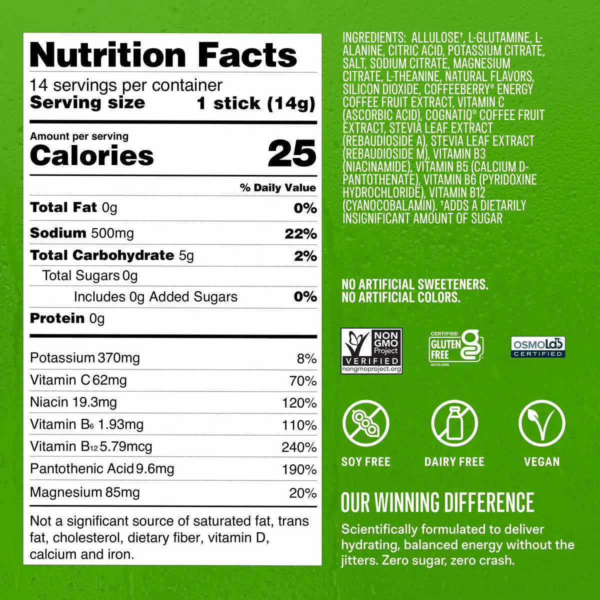Sugar-Free Energy Fruity Bundle An Electrolyte Hydration Option
